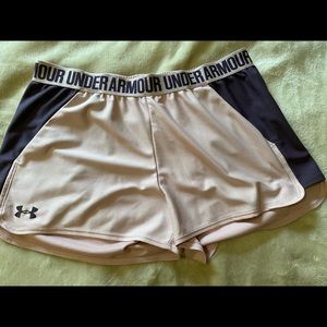 Under armor purple and pink size large shorts